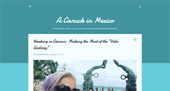 Desktop Screenshot of cancuncanuck.com